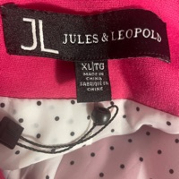 Women's Jules & Leopold Blazer Size XL Pink Hot Pink Single Button office church - Picture 5 of 6